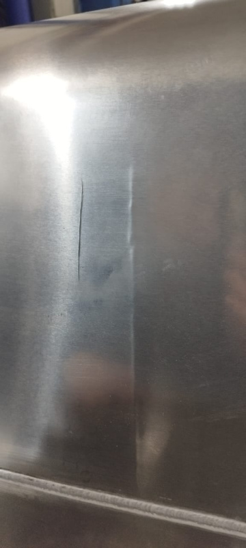 Алюминиевый топливный бак 800л. п/об (№ 814439)